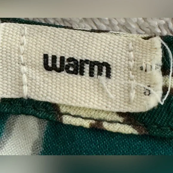 Woman’s Dark Green Floral Print Tunic by Warm - Large - Picture 4 of 5